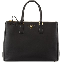 Saffiano Medium Executive Tote Bag, Black (Nero)