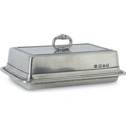 Double Butter Dish with Cover
