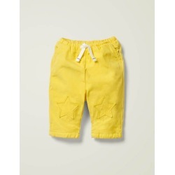 Patch Knees Pants Daffodil Yellow Boys Boden
