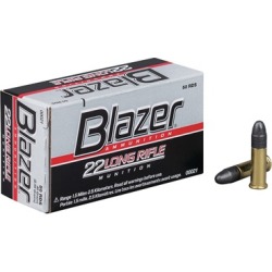 Cci Blazer Ammo 22 Long Rifle Lead Round Nose - 22 Long Rifle 40gr Lead Round Nose 50/Box