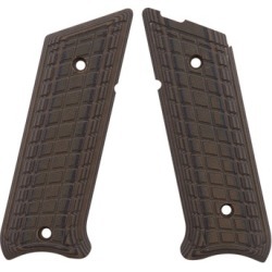 Pachmayr G-10 Tactical Pistol Grips For Ruger Mkii/Mkiii - Ruger Mkii/Iii Green/Black Grappler G-10 Grips
