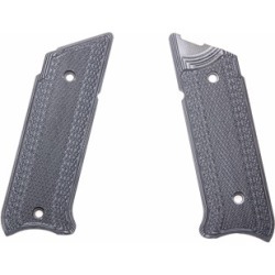 Pachmayr Ruger Mkiv G10 Greips - Ruger Mkiv G10 Grips Gray/Black Checkered