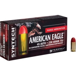 Federal Syntech 45 Acp Ammo - 45 Auto 230gr Total Synthetic Jacket 50/Box