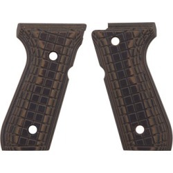 Pachmayr G-10 Tactical Pistol Grips For Beretta 92fs - Beretta 92fs Green/Black Grappler G-10 Grips