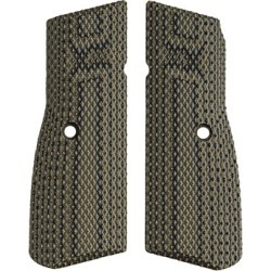 Fn High Power Grips - Fn High Power G10 Grips Dirty Olive