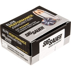 Sig Sauer Elite Performance Ammo 9mm Luger 124gr Jhp - 9mm Luger 124gr Jacketed Hollow Point 200/Case