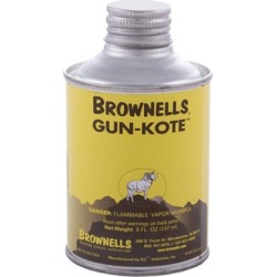 Brownells Gun-Kote Oven Cure, Gun Finish - Gloss Gunmetal Blue, Liquid, 8oz.