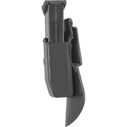 Fobus Holster Evolution Double Mag Pouch Paddle Ambidextrous - 1911 Style Pistols Evolution Paddle Double Mag Pouch Black