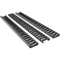 Ergo Grips Ar-15 Picatinny 25 Slot Ladder Lowpro Rail Cover Polymer - 25 Slot Ladder Lowpro Rail Cover Picatinny Polymer Black