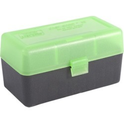 Mtm Rifle Ammo Boxes - Ammo Boxes Rifle Green & Black 220 Swift-338 Federal 50