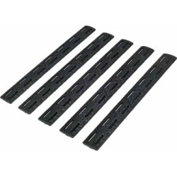 Bravo Company Bcmgunfighter M-Lok Rail Panel Kit 5-Pack Polymer - Rail Panel Kit 5-Pack M-Lok Polymer Black 5.5