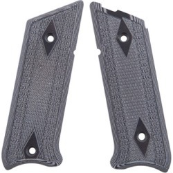 Pachmayr G-10 Tactical Pistol Grips For Ruger Mkii/Mkiii - Ruger Mkii/Iii Gray/Black Checkered G-10 Grips