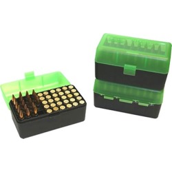 Mtm Rifle Ammo Boxes - Ammo Boxes Rifle Green & Black 257 Weatherby Magnum - 458 Wi