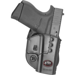 Fobus Holster Evolution Holster Right Hand Paddle - Glock 17/19 Evolution Paddle Holster Black