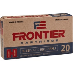 Hornady Frontier Ammo 5.56mm Nato 68gr Bthp Match - 5.56mm Nato 68gr Hollow Point Boat Tail 20/Box