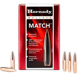 Hornady Match 6mm (0.243") Hollow Point Boat Tail Bullets - 6mm (0.243") 105gr Hollow Point Boat Tail 100/Box