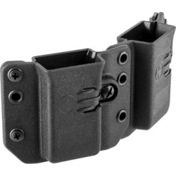 Raven Concealment Systems Copia Double Magazine Carrier - Copia Double Pistol Mag Carrier 9/40 Black Short