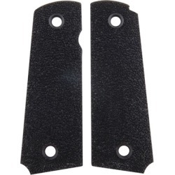 Kensight Mfg. 1911 Sharkskin Grips - 1911 Sharkskin Grips Black, Ambi Safety