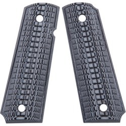 Pachmayr G-10 Tactical Pistol Grips For 1911 - 1911 Full Size Gray/Black Grappler G-10 Grips