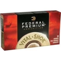 Federal Vital-Shok Ammo 338 Win Mag 250gr Nosler Partition - 338 Winchester Magnum 250gr Nosler Partition 20/Box