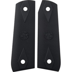 Hogue Ruger 22/45 Rubber Grips - Ruger 22/45 Rubber Grip Panels, Checkered W/Diamonds