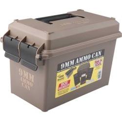 Mtm Ammo Can 9mm Polymer Tan