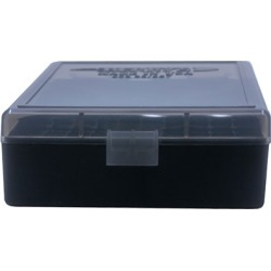 Berrys Manufacturing 100 Round  Ammo Boxes - Smoke 38/357 100 Round Ammo Box