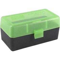 Mtm Rifle Ammo Boxes - Ammo Boxes Rifle Green/Black 22 Benchrest Rem-353 Rem 50