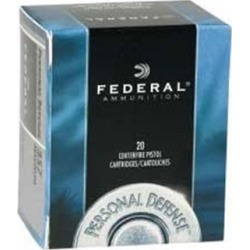 Federal Personal Defense Ammo 357 Magnum 125gr Jhp - 357 Magnum 125gr Jacketed Hollow Point 20/Box