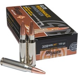 Sig Sauer Elite Hunting Ammo 308 Winchester 150gr Ht - 308 Winchester 150gr Ht 20/Box