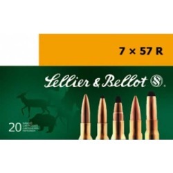 Sellier & Bellot 7x57mm Rimmed 173gr Spce Ammo - 7x57mmr 173gr Soft Point Cutting Edge 20/Box