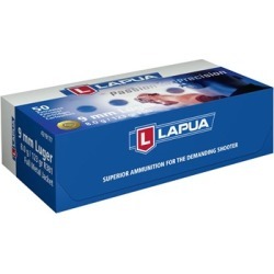 Lapua Full Metal Jacket 9mm Luger Ammo - 9mm Luger 123gr Full Metal Jacket 50/Box