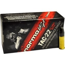 Norma Tac-22 Ammo 22 Long Rifle 40gr Lead Round Nose - 22 Long Rifle 40gr Lead Round Nose 500/Box