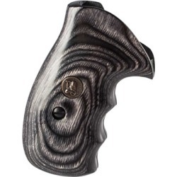 Pachmayr Renegade Wood Laminate Grips S&W K,L Frame - S&W K,L Frame Silvertone Smooth