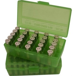 Mtm Pistol Ammo Box - Ammo Boxes Pistol Green 9mm-380 50