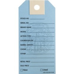 Brownells Gun Price Tags - 1000 Brownells Gun Price Tags, Light Blue