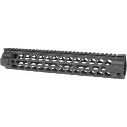 Midwest Industries Ar-15 2-Piece Handguards Free Float M-Lok - 2-Piece Handguard Free Float Aluminum Rifle-Length Black