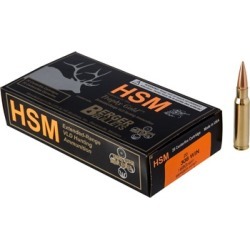 Hsm Ammunition Trophy Gold 308 Winchester Ammo - 308 Winchester 168gr Vld Hunting 20/Box
