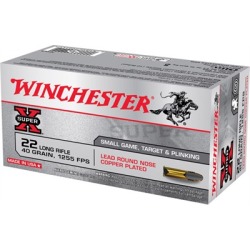 Winchester Super-X Ammo 22 Long Rifle 40gr Lead Round Nose - 22 Long Rifle 40gr Lead Round Nose 50/Box