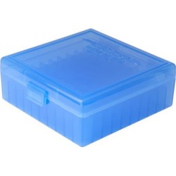 Berrys Manufacturing 100 Round  Ammo Boxes - Blue 38/357 100 Round Ammo Box