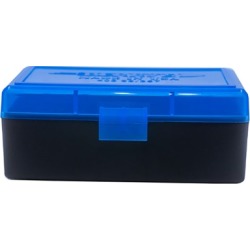 Berrys Manufacturing 50 Round Ammo Boxes - 38/357 50 Round Ammo Box, Blue