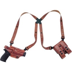 Galco International Miami Classic Shoulder Holsters - Miami Classic Sig Sauer P239 9mm-Tan-Right Hand