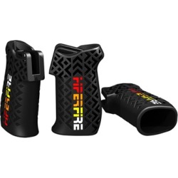 Hiperfire Ar-15 Hipergrip Pistol Grips - Ar-15 Hipergriptl Textured Pistol Grip W/Logo Polymer Blk