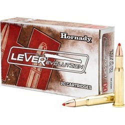 Hornady Leverevolution Ammo 30-30 Winchester 160gr Ftx - 30-30 Winchester 160gr Flex Tip Expanding 20/Box