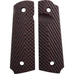 Vz Grips 1911 Operator Ii G10 Grips - Operator Ii Black Cherry G10