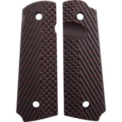 Vz Grips 1911 Operator Ii G10 Grips - Operator Ii  Black Cherry G10