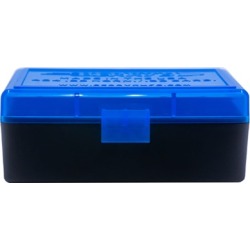 Berrys Manufacturing 50 Round Ammo Boxes - 30 Carbine 50 Round Ammo Box, Blue