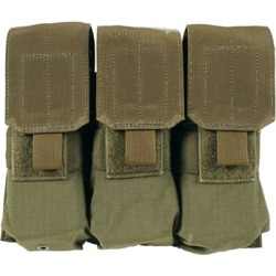 Blackhawk Ar-15 Strike Triple Mag Pouch Holds 6 - Strike Triple Mag Pouch Holds 6 - Olive Drab