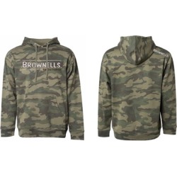 Brownells Mens Outfitter Hoodie - Mens Camo Hoodie W/ Firearm Outfitter Logo Sm