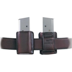 Galco International Concealable Mag Carrier - Concealable Mag Carrier .40 Staggered Metal Mag-Havana